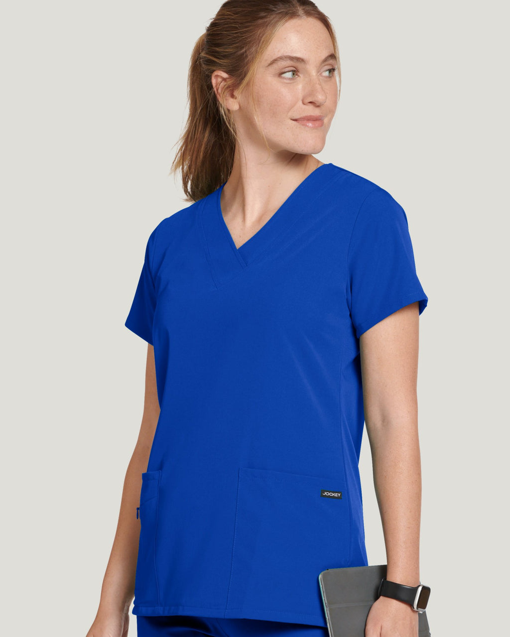 Jockey V-Neck Crossover Top