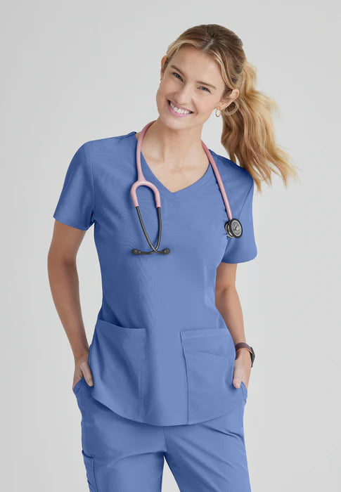 Skechers 3 Pocket V-Neck Top