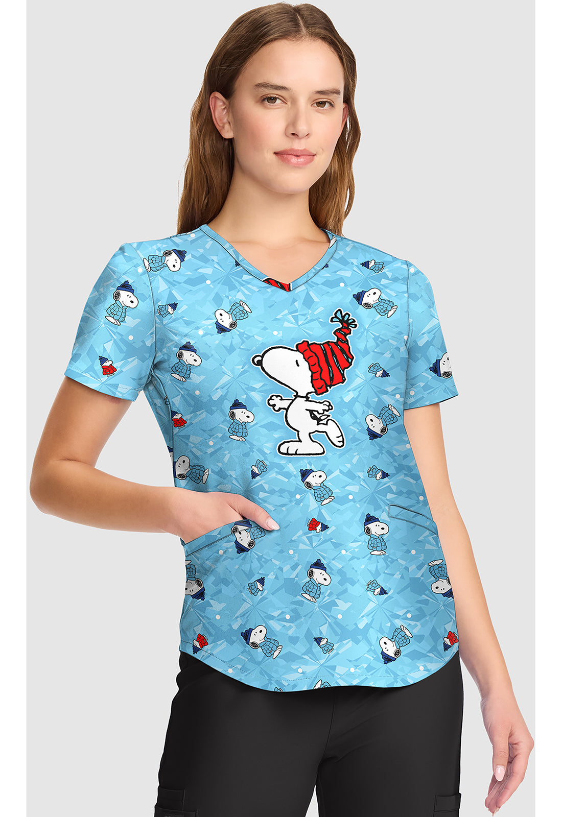 Tooniforms Snoopy On Ice Print