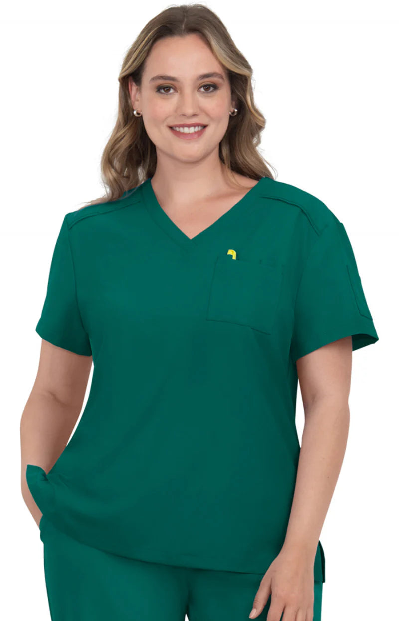 Koi Cureology 3 Pocket Tuck-In Top