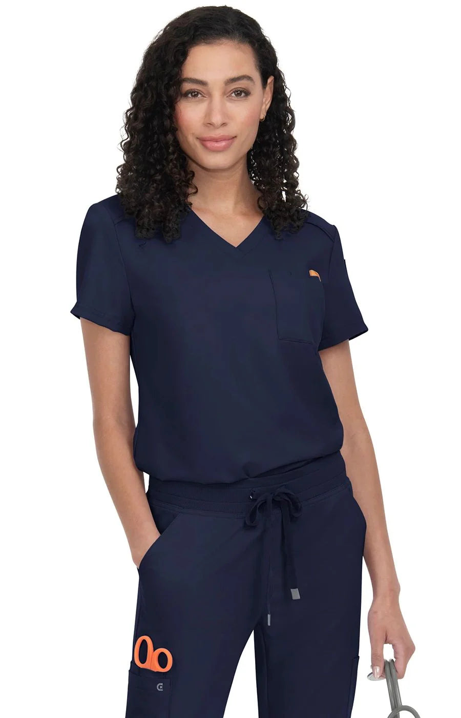 Koi Cureology 3 Pocket Tuck-In Top