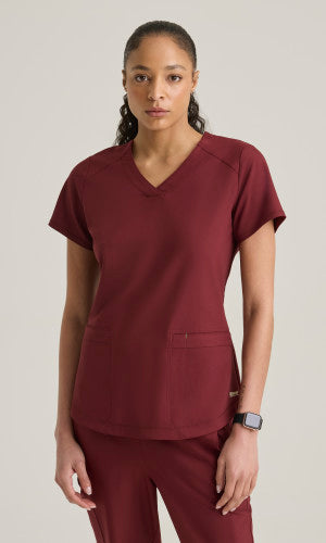 Grey's Anatomy Evolve Stretch 2 Pocket Top